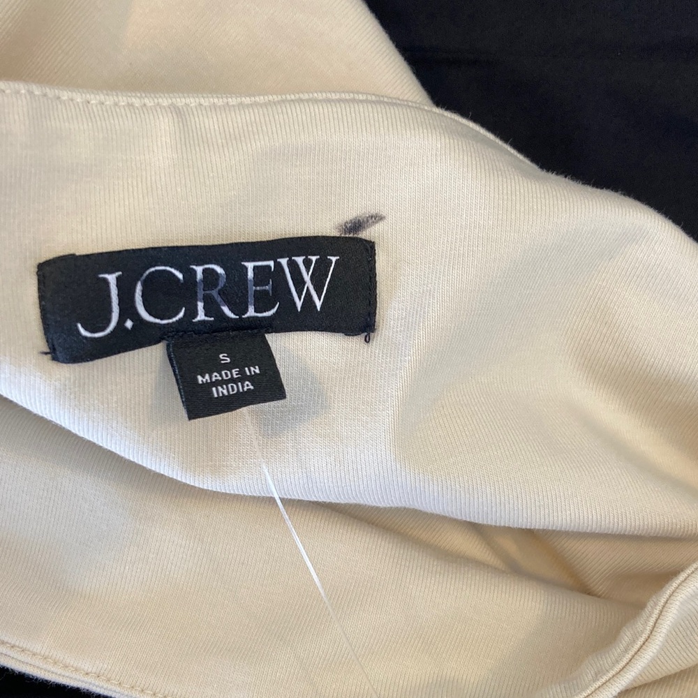 J.Crew Women's Strapless colorblock mixy dress Small Natural - Picture 7 of 7